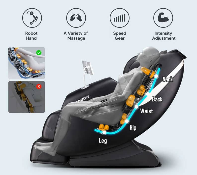 صندلی ماساژور چگونه کار می کند؟