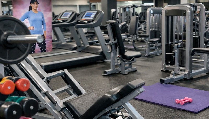 وسایل باشگاه بدنسازی بانوان